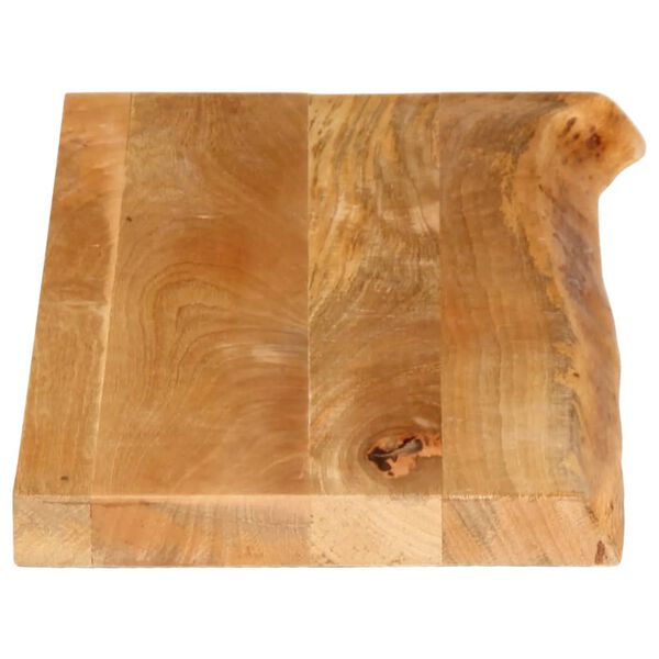 vidaXL Dessus de table à bord vivant 90x30x2,5 cm bois massif manguier