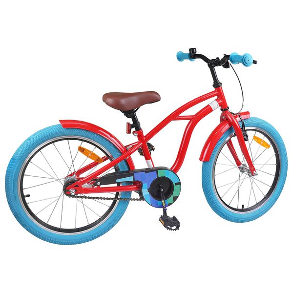 vidaXL V&eacute;lo pour Enfants 18 Pouces pour les 5-7 ans Rouge
