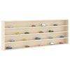 vidaXL Vitrine Murale Beige 100 x 8,5 x 36 cm Bois d'ing&eacute;nierie