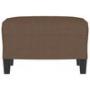 vidaXL Repose-pied Marron 60x50x41 cm Tissu