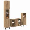 vidaXL Ensemble de mobilier de salle de bain 3 pcs Ch&ecirc;ne artisanal