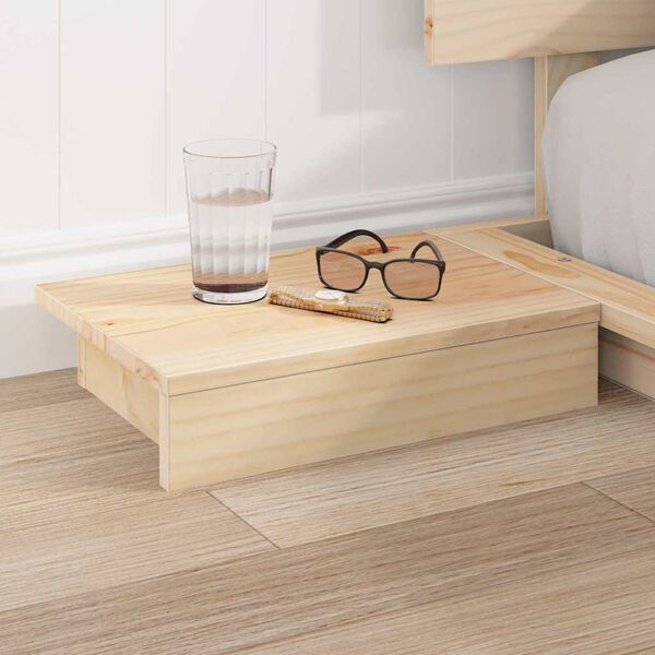 vidaXL Cadre de lit Marron 180 x 200 cm bois