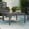 vidaXL Table de jardin gris 82,5x82,5x45 cm bois massif de pin