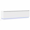vidaXL Meuble TV 180 x 38 x 49 cm Blanc Bois d'ing&eacute;nierie