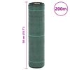 vidaXL Membrane anti-mauvaises herbes vert 0,5x200 m PP