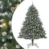 vidaXL Sapin de No&euml;l artificiel Vert 240 cm PVC, plastique et acier