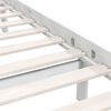 vidaXL Cadre de lit sans matelas blanc bois massif