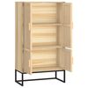 vidaXL Buffet haut 70x35x125 cm bois d'ing&eacute;nierie