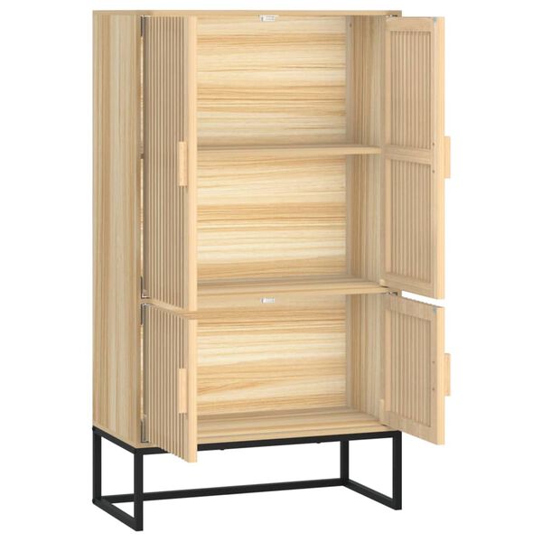 vidaXL Buffet haut 70x35x125 cm bois d'ing&eacute;nierie