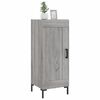 vidaXL Buffet Sonoma gris 34,5x34x90 cm Bois d'ing&eacute;nierie