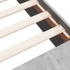 vidaXL Cadre de lit sans matelas gris béton 120x190 cm