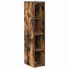 vidaXL Armoire suspendue Ch&ecirc;ne fum&eacute; 20 x 29,5 x 100 cm
