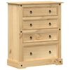 vidaXL Commode Corona 92x48x120 cm bois massif de pin
