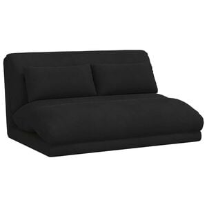 vidaXL Fauteuil de sol Noir 110 x 82 x 55 cm Velours
