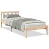 vidaXL Cadre de lit extra long sans matelas 90x210 cm bois massif pin