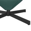 vidaXL Fauteuil &oelig;uf Vert fonc&eacute; 63 x 73 x 90 cm Velours