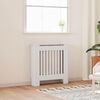 vidaXL Cache-radiateur MDF Blanc 78 cm