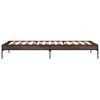 vidaXL Cadre de lit sans matelas ch&ecirc;ne marron 100x200 cm