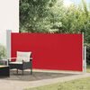 vidaXL Auvent lat&eacute;ral r&eacute;tractable 140 x 300 cm Rouge