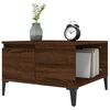 vidaXL Table basse chêne marron 55x55x36,5 cm bois d'ingénierie