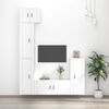 vidaXL Ensemble de meubles TV 5 pcs Blanc Bois d'ing&eacute;nierie