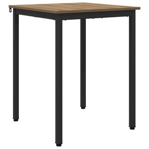 vidaXL Table de salle &agrave; manger / Table de repas 60 x 60 x 75 cm Carr&eacute;