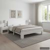 vidaXL Cadre de lit sans matelas marron 160x200 cm bois pin massif