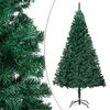 vidaXL Arbre de No&euml;l artificiel pr&eacute;-&eacute;clair&eacute; et boules vert 180 cm PVC