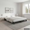 vidaXL Cadre de lit de palette sans matelas gris 140x200cm bois massif