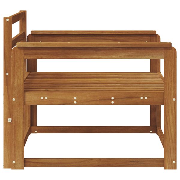 vidaXL Sofa de milieu ext&eacute;rieur Bois d'Acacia Massif Naturel