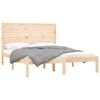 vidaXL Cadre de lit sans matelas 120x200 cm bois massif