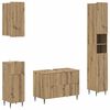 vidaXL Ensemble de 4 pi&egrave;ces d'armoires de salle de bain ZWOLLE