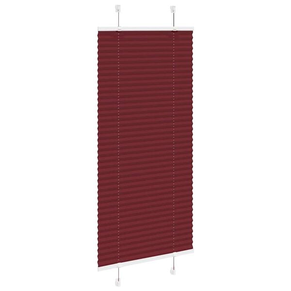 vidaXL Store plissé rouge bordeaux 60x100 cm largeur du tissu 59,4 cm
