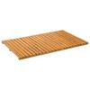 vidaXL Tapis de bain Uni Marron 80 x 50 cm Bois d'Acacia Massif