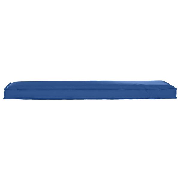 vidaXL Coussin pour banc de palette Bleu royal 140 x 40 x 8 cm