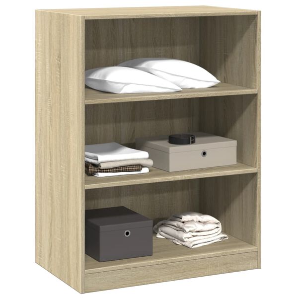 vidaXL Garde-robe ch&ecirc;ne sonoma 77x48x102 cm bois d'ing&eacute;nierie