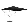vidaXL Parasol Noir 352 x 251 x 265 cm Polyester et Aluminium