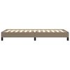 vidaXL Cadre de lit sans matelas taupe 80x200 cm tissu