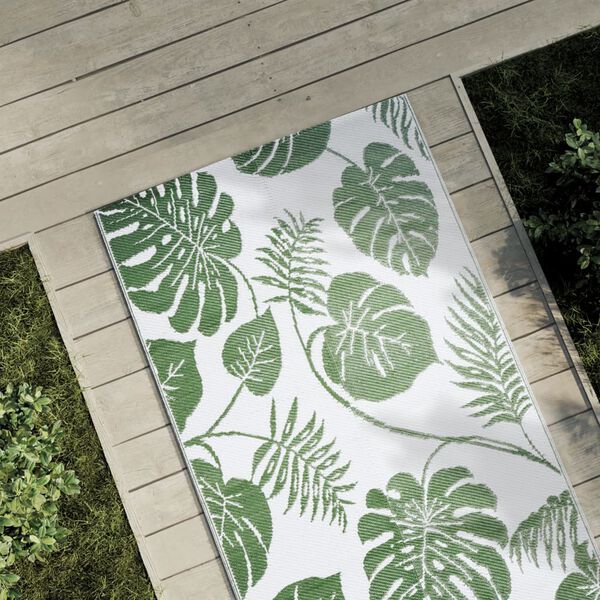 vidaXL Tapis d'ext&eacute;rieur ARAKIL vert 80x150 cm PP