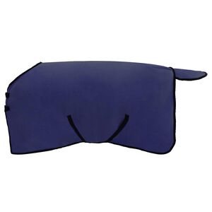 vidaXL Couverture &Eacute;quine Bleu marine 75 cm Fleece en polyester