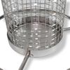 HI Station d'alimentation d'oiseaux suspendue 14x27,5 cm inox