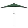 vidaXL Parasol de jardin Vert 294 x 150 x 223 cm Polyester et Acier
