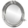 vidaXL Miroir en forme de hublot mural &Oslash;50 cm&nbsp;aluminium et verre