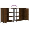 vidaXL Buffet chêne marron 70x30x80 cm bois d'ingénierie