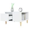 vidaXL Table basse blanc 55x55x36,5 cm bois d'ing&eacute;nierie