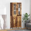 vidaXL Haut Armoire 2 pcs Bois ancien Bois d'ing&eacute;nierie
