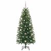 vidaXL Sapin de No&euml;l artificiel avec 150 LED Vert 150 cm PE et PVC