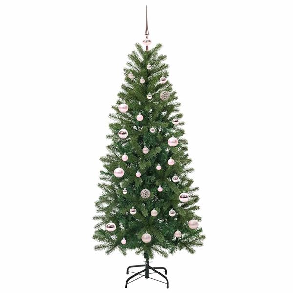vidaXL Sapin de No&euml;l artificiel avec 150 LED Vert 150 cm PE et PVC