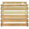 vidaXL Composteur de jardin à lattes 100x100x80cm Bois de pin imprégné