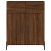 vidaXL Buffet ch&ecirc;ne marron 69,5x34x90 cm bois d'ing&eacute;nierie